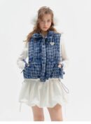 American Vintage Polo Bloom Dress - White Preppy Figure-Flattering Long Sleeve Dress with Tailored Waist