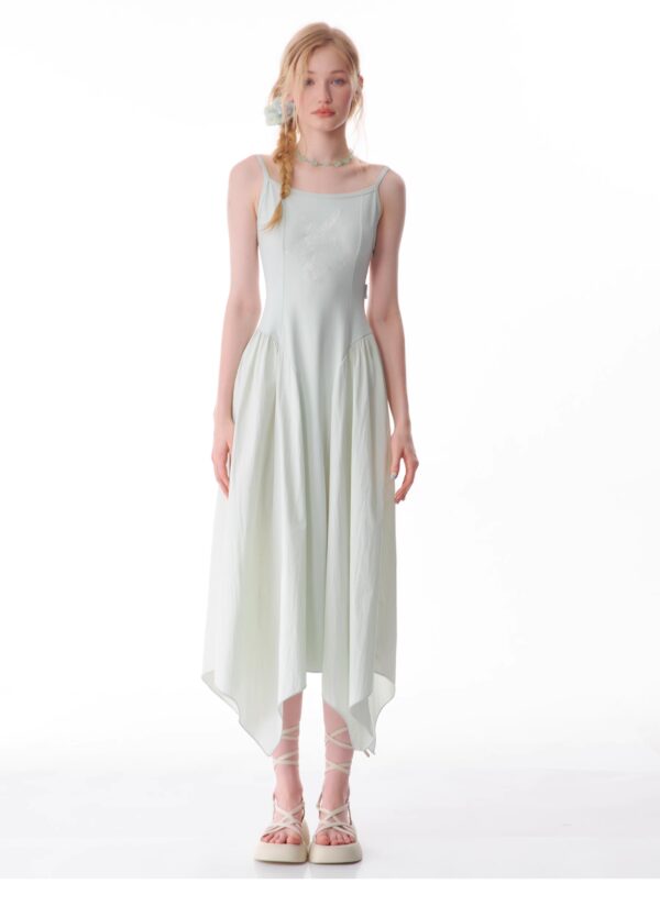 American Vintage Butterfly Maxi Dress - Elegant Slip Dress with Waist-Defining Silhouette & All-Over Butterfly Print - Image 22