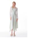American Vintage Butterfly Maxi Dress - Elegant Slip Dress with Waist-Defining Silhouette & All-Over Butterfly Print