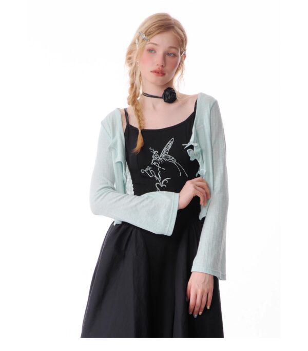 American Vintage Butterfly Maxi Dress - Elegant Slip Dress with Waist-Defining Silhouette & All-Over Butterfly Print - Image 19